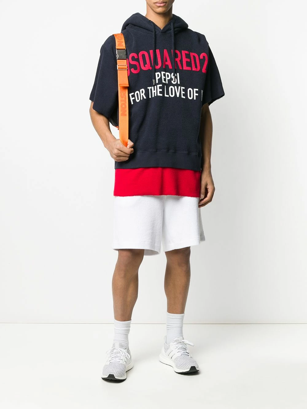 Dsquared2 Prix Favorable Sweat à capuche à logo imprimé hoodies homme 4 Dsquared2 sweat à capuche à logo imprimé