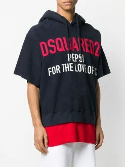 Dsquared2 Prix Favorable Sweat à capuche à logo imprimé hoodies homme 9 Dsquared2 sweat à capuche à logo imprimé
