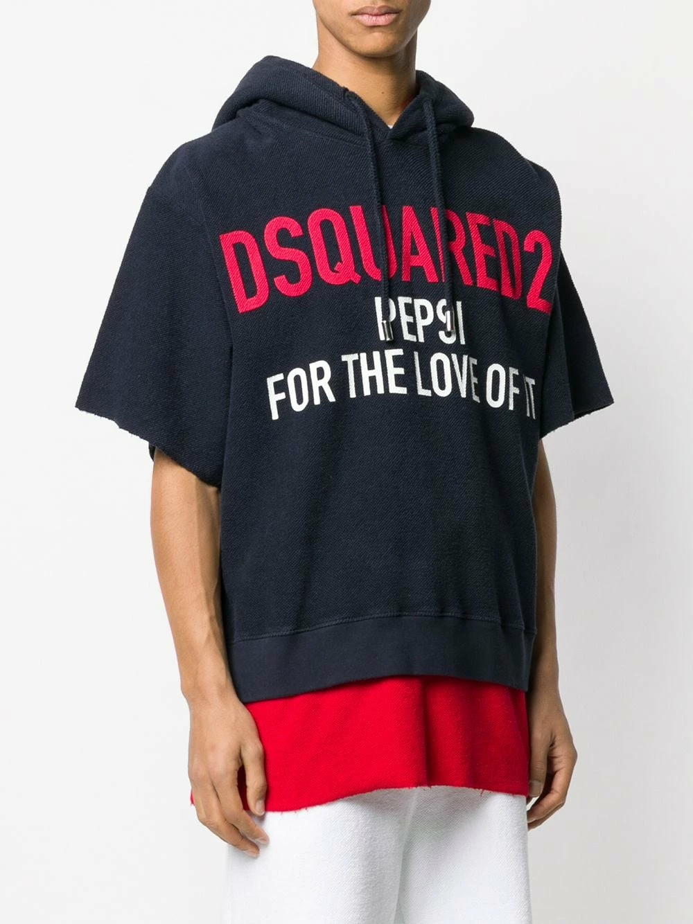 Dsquared2 Prix Favorable Sweat à capuche à logo imprimé hoodies homme 5 Dsquared2 sweat à capuche à logo imprimé