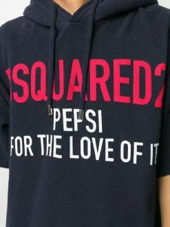 Dsquared2 Prix Favorable Sweat à capuche à logo imprimé hoodies homme 11 Dsquared2 sweat à capuche à logo imprimé