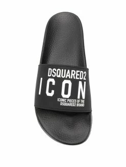 Dsquared2 excellente qualité Claquettes Icon à logo tongs & claquettes homme 9 Dsquared2 claquettes Icon à logo