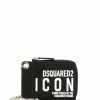 Dsquared2 portefeuille à logo à détail de chaîne