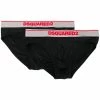 Dsquared2 Qualité garantie 100% Lot de deux slips à logo slips & boxers homme 1 Dsquared2 lot de deux slips à logo