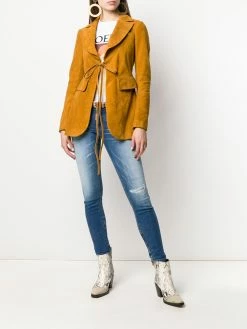 Dsquared2 blazer à ceinture nouée