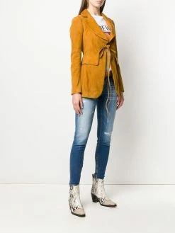 Dsquared2 blazer à ceinture nouée