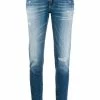Dsquared2 jean skinny à effet usé
