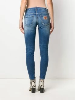 En promotion Dsquared2 Jean skinny à effet usé jeans skinny femme 12 Dsquared2 jean skinny à effet usé