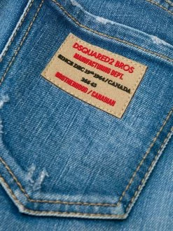 En promotion Dsquared2 Jean skinny à effet usé jeans skinny femme 15 Dsquared2 jean skinny à effet usé