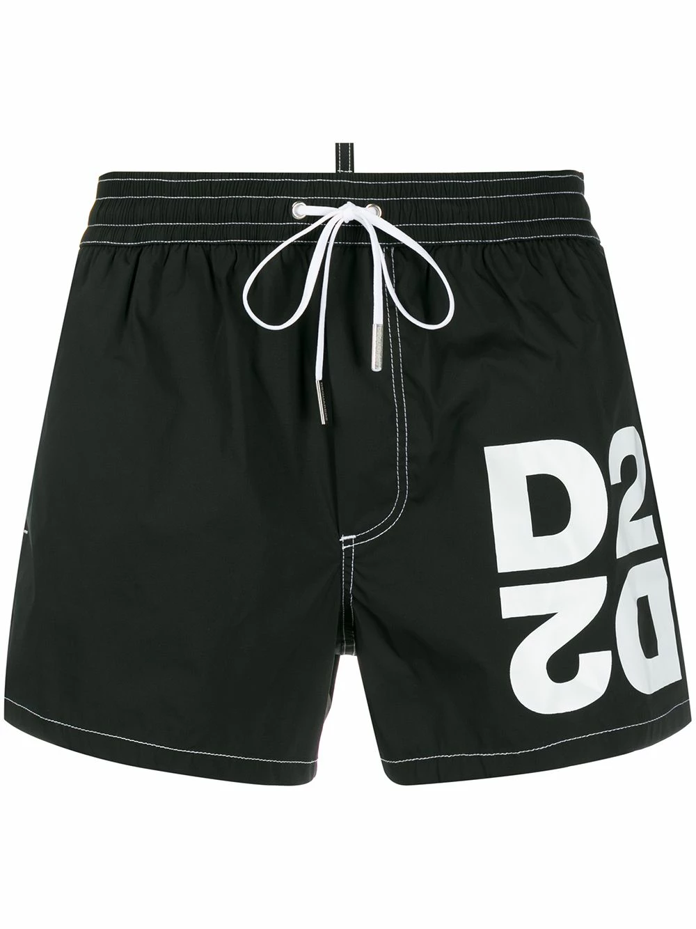 Dsquared2 Soldes En Ligne Short de bain à lien de resserrage et logo shorts de bain homme 3 Dsquared2 short de bain à lien de resserrage et logo