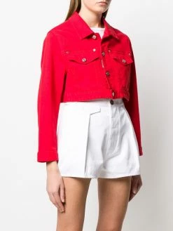 Dsquared2 veste crop Icon en jean