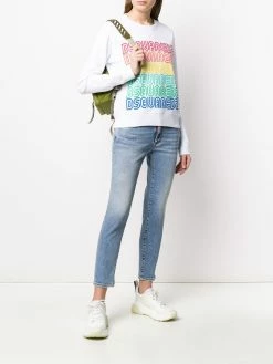 Dsquared2 jean slim à taille basse