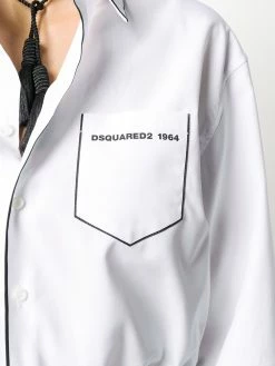 Dsquared2 blouse à liserés contrastants