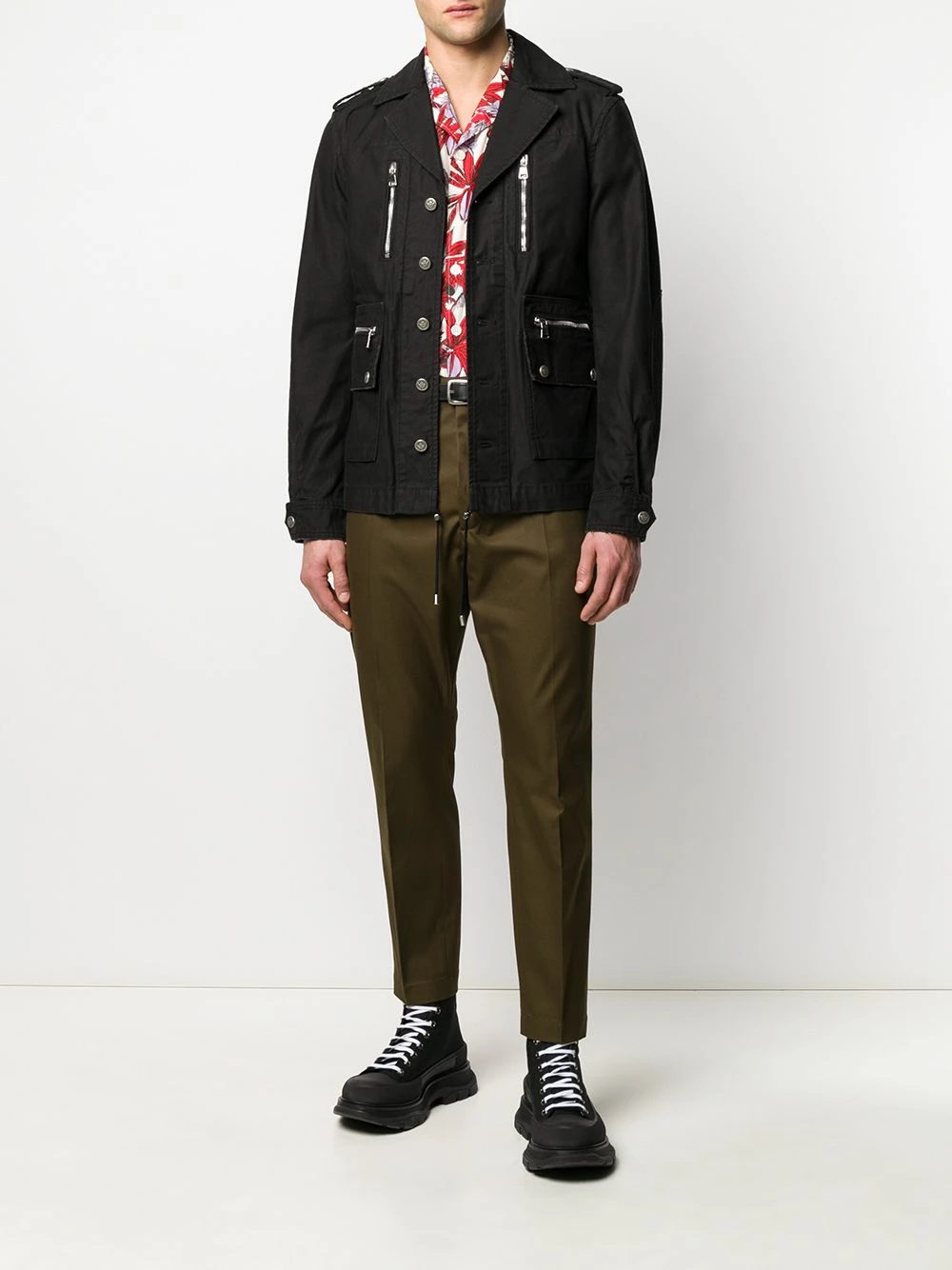 Prix De Rêve Dsquared2 Pantalon de costume en sergé pantalons de costume homme 4 Dsquared2 pantalon de costume en sergé