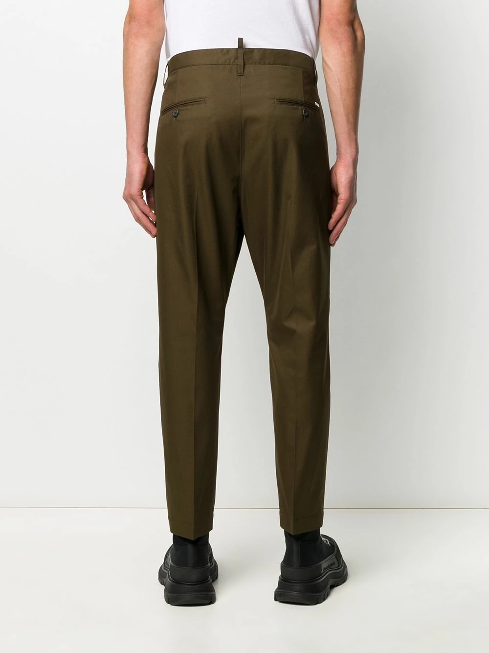 Prix De Rêve Dsquared2 Pantalon de costume en sergé pantalons de costume homme 6 Dsquared2 pantalon de costume en sergé