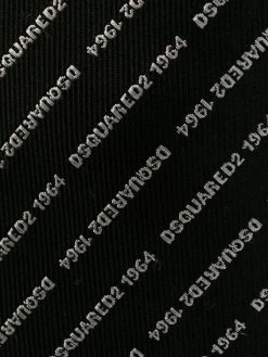 Dsquared2 cravate à logo brodé