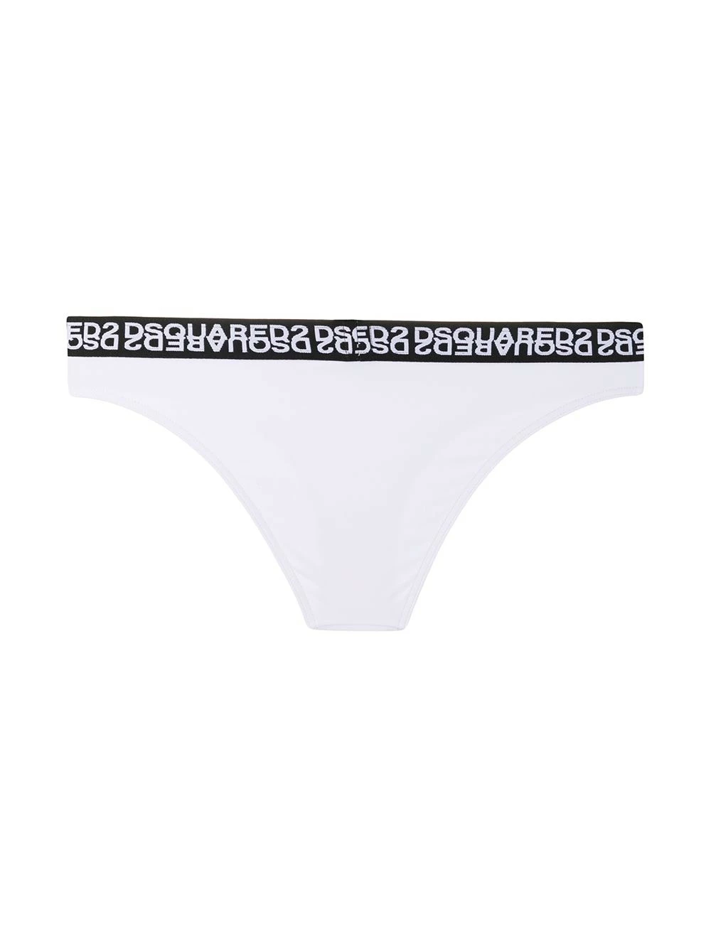 Dsquared2 Bas de bikini à bordure logo Discount En Ligne bikinis femme 4 Dsquared2 bas de bikini à bordure logo