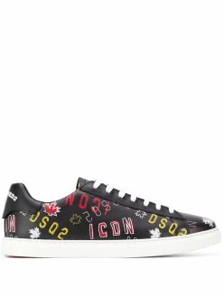 Dsquared2 baskets à logo imprimé