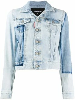 Dsquared2 veste crop en jean