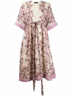 Prix Jamais Vus Dsquared2 Robe tunique à fleurs robes de jour femme 14 Dsquared2 robe-tunique à fleurs