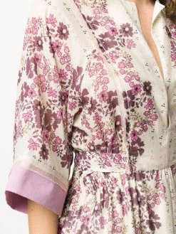 Prix Jamais Vus Dsquared2 Robe tunique à fleurs robes de jour femme 13 Dsquared2 robe-tunique à fleurs