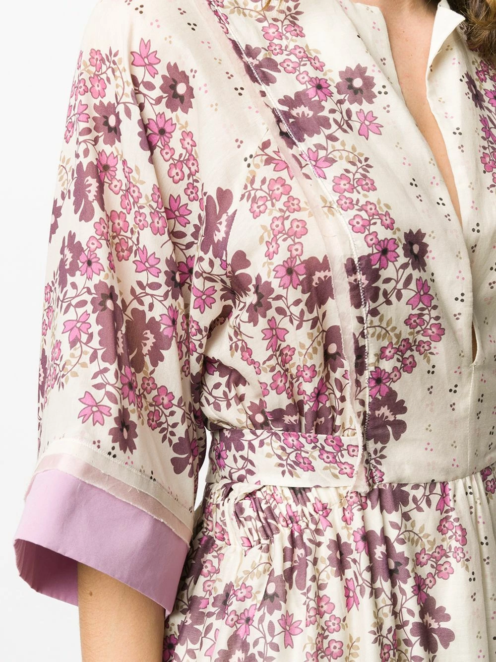 Prix Jamais Vus Dsquared2 Robe tunique à fleurs robes de jour femme 7 Dsquared2 robe-tunique à fleurs