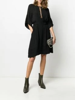 Dsquared2 robe tunique à col v plongeant