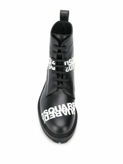 Dsquared2 bottes lacées à logo