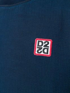 Dsquared2 Marchandise de première qualité Sweat texturé à patch logo sweats homme 11 Dsquared2 sweat texturé à patch logo