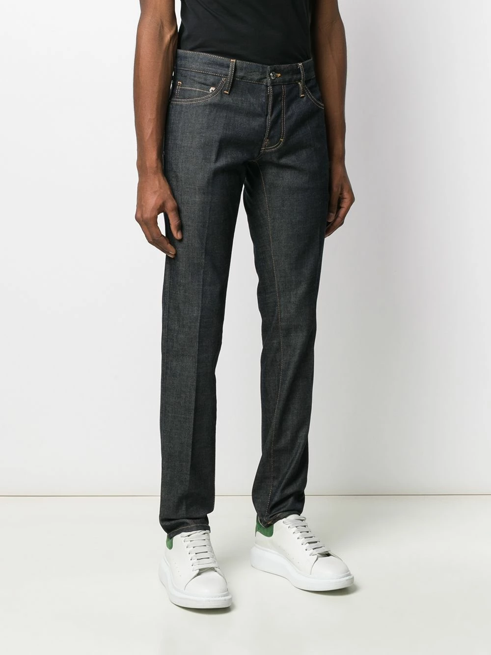 Dsquared2 Prix Abordable Jean slim à surpiqûres contrastantes jeans slim homme 5 Dsquared2 jean slim à surpiqûres contrastantes