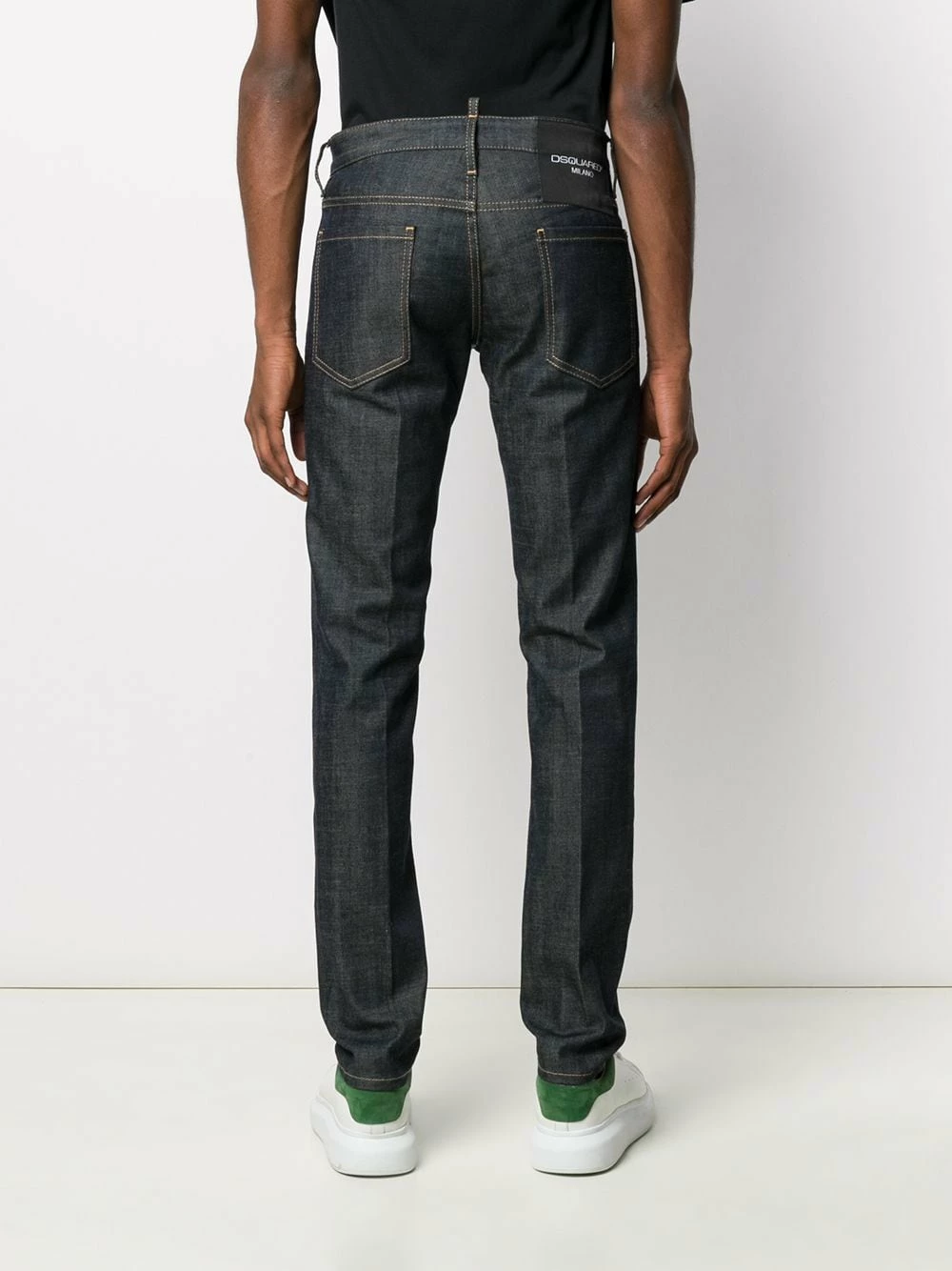 Dsquared2 Prix Abordable Jean slim à surpiqûres contrastantes jeans slim homme 6 Dsquared2 jean slim à surpiqûres contrastantes