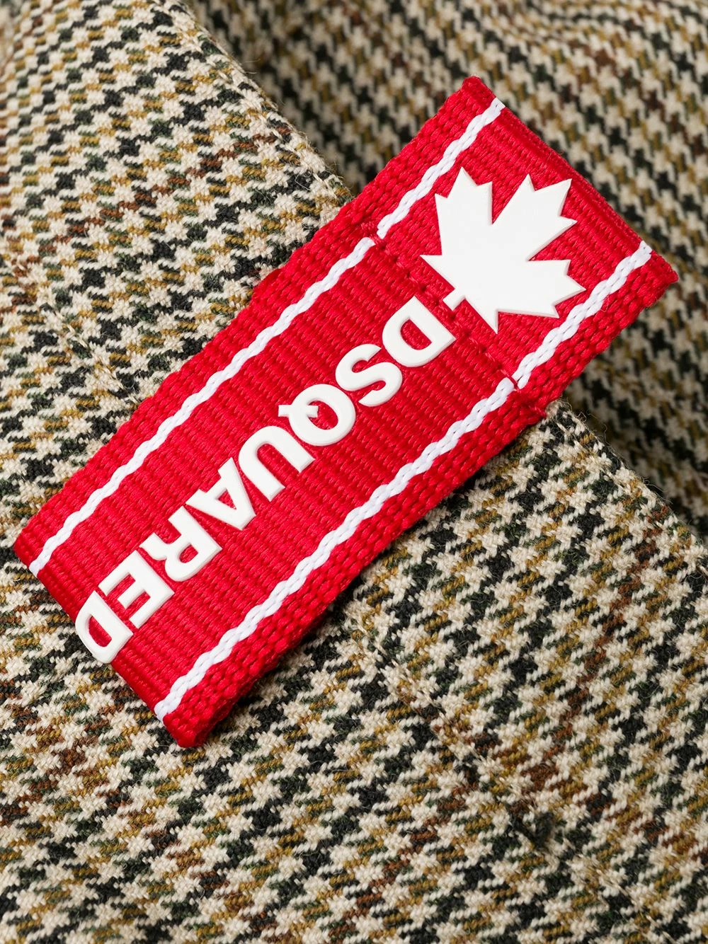 Dsquared2 Pantalon de costume à motif pied de poule Prix d’Amis pantalons slim femme 8 Dsquared2 pantalon de costume à motif pied-de-poule