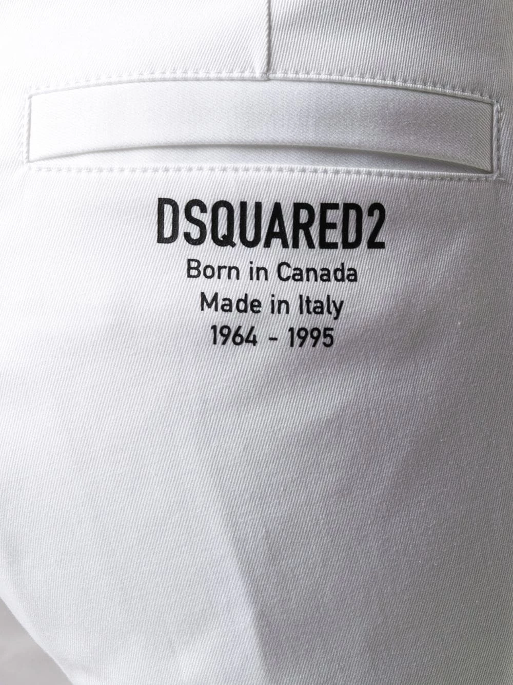 Dsquared2 Prix Usine Pantalon crop à logo imprimé pantalons raccourcis femme 7 Dsquared2 pantalon crop à logo imprimé