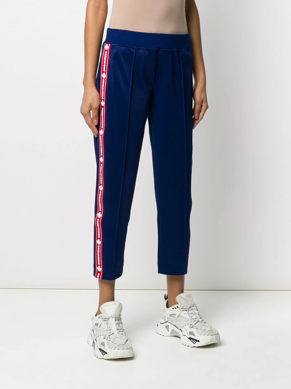 Dsquared2 Réduction Pantalon de jogging à taille à logo pantalons de survêtement femme 5 Dsquared2 pantalon de jogging à taille à logo