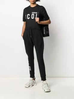 Dsquared2 pantalon de jogging à logo imprimé