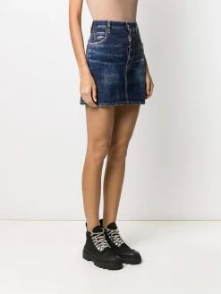 Dsquared2 jupe en jean à ornements
