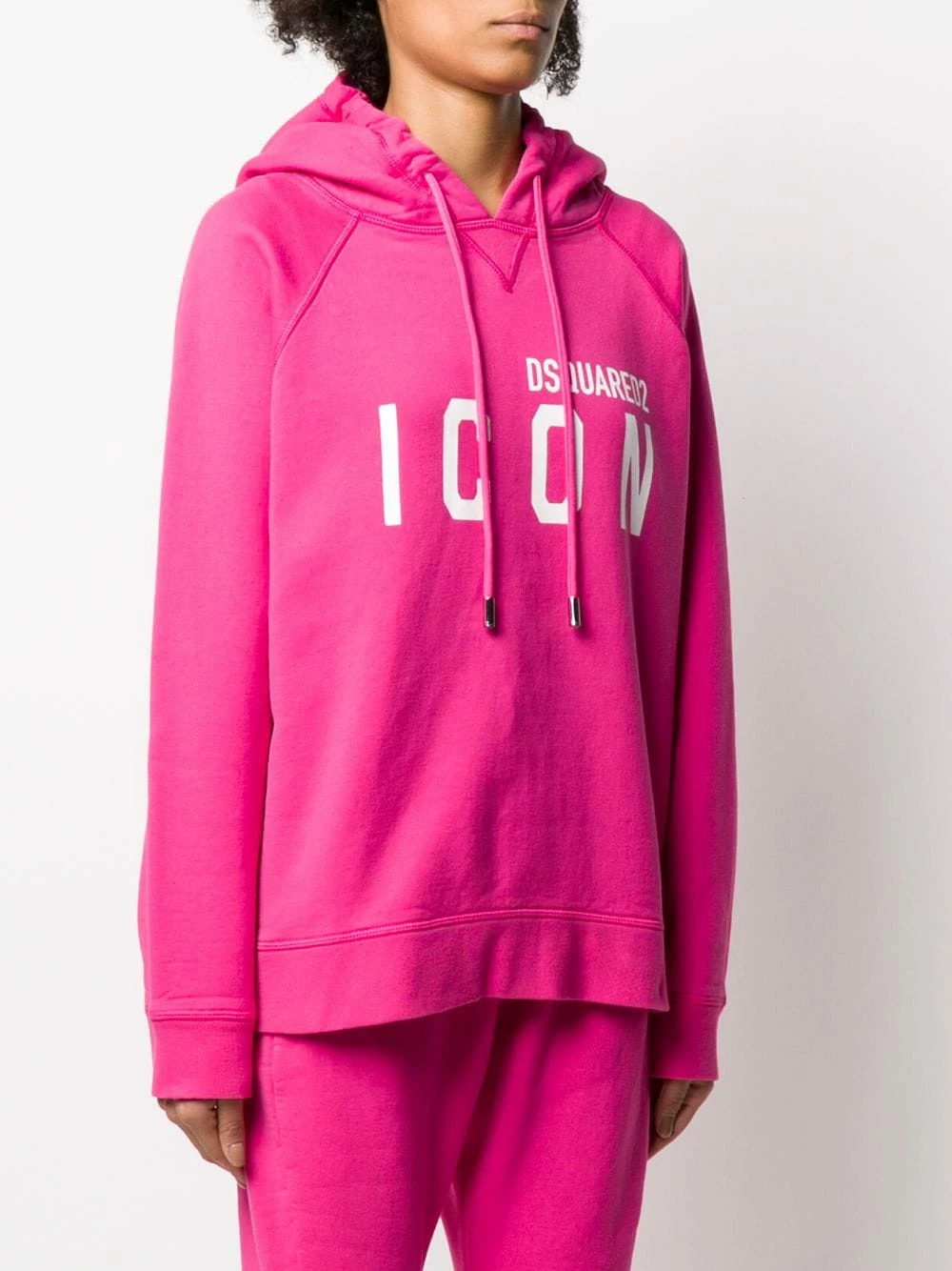 Garantie De Qualité 100% Dsquared2 Sweat à capuche oversize à logo imprimé hoodies femme 5 Dsquared2 sweat à capuche oversize à logo imprimé