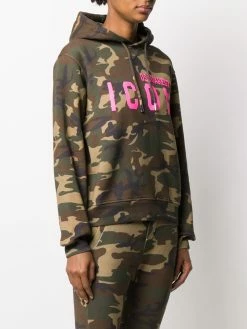 Dsquared2 sweat à capuche à motif camouflage