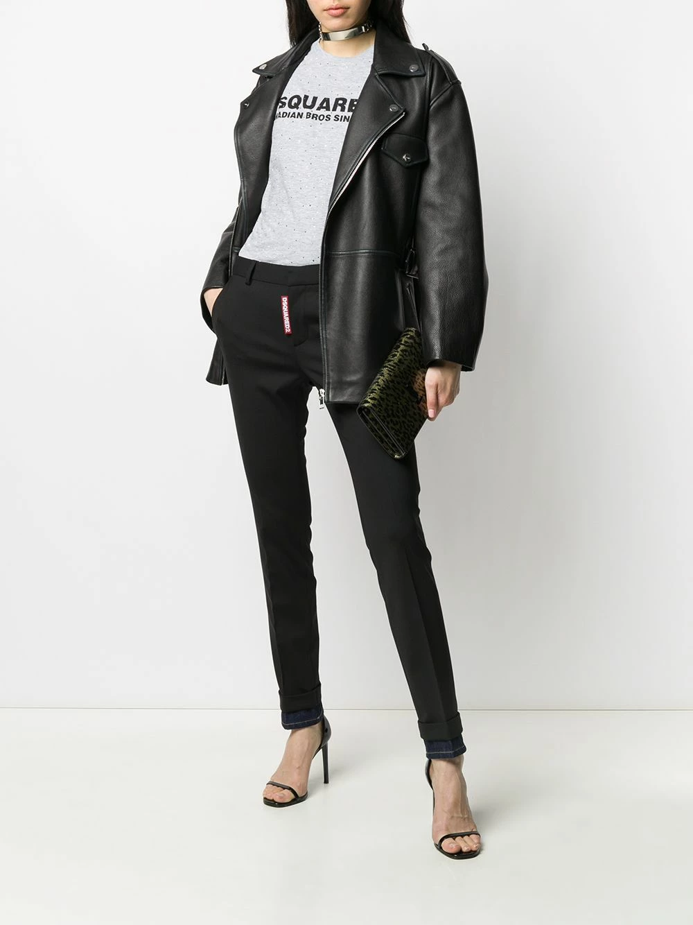 Prix Légers Dsquared2 T shirt à logo imprimé t-shirts & jerseys femme 4 Dsquared2 t-shirt à logo imprimé