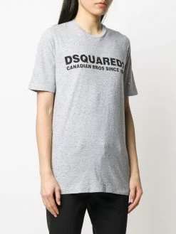 Prix Légers Dsquared2 T shirt à logo imprimé t-shirts & jerseys femme 9 Dsquared2 t-shirt à logo imprimé
