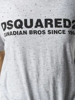 Prix Légers Dsquared2 T shirt à logo imprimé t-shirts & jerseys femme 11 Dsquared2 t-shirt à logo imprimé