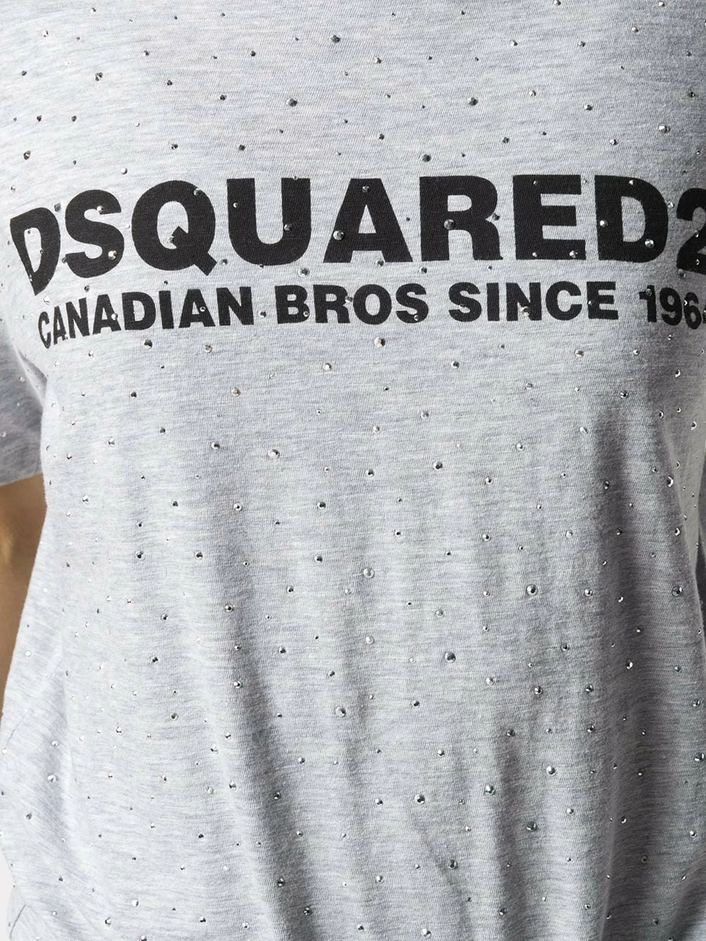 Prix Légers Dsquared2 T shirt à logo imprimé t-shirts & jerseys femme 7 Dsquared2 t-shirt à logo imprimé