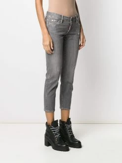 Dsquared2 jean skinny à design crop