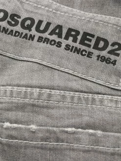Dsquared2 jean skinny à design crop