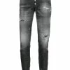 Dsquared2 jean skinny à effet usé