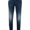 Dsquared2 Jean slim à effet usé Promos jeans skinny femme 2 Dsquared2 jean slim à effet usé