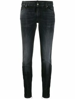 Dsquared2 pantalon fuselé à chevilles zippées