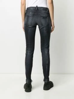 Dsquared2 pantalon fuselé à chevilles zippées