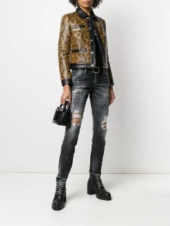 Dsquared2 Prix d’Amis Jean slim à effet usé jeans skinny femme 10 Dsquared2 jean slim à effet usé