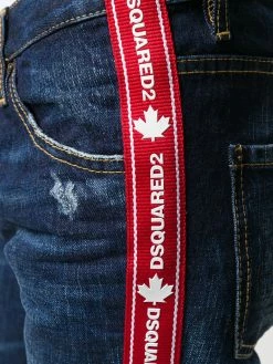 Dsquared2 jean crop à logo