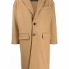 Dsquared2 manteau droit à poches à rabat